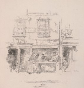 Maunders Fischladen, Chelsea, 1890 von James Abbott McNeill Whistler