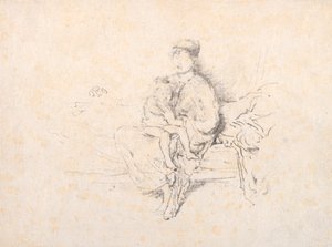 Mutter und Kind, Nr. 2, 1896 von James Abbott McNeill Whistler