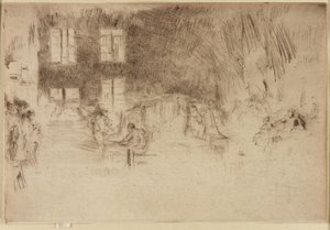 Murano-Glasofen, 1879-1880 von James Abbott McNeill Whistler