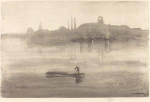 Nocturne, 1878 von James Abbott McNeill Whistler