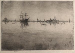 Nocturne, 1880 von James Abbott McNeill Whistler