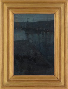 Nocturne in Blau und Gold: Valparaiso von James Abbott McNeill Whistler
