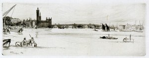 Alte Westminster-Brücke von James Abbott McNeill Whistler