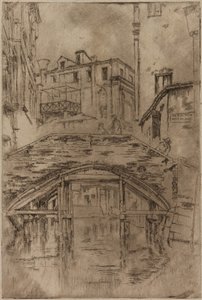 Ponte del Piovan, 1879-1880 von James Abbott McNeill Whistler