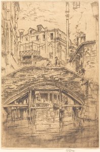Ponte del Piovan, 1880 von James Abbott McNeill Whistler