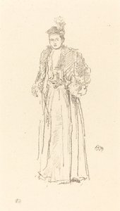 Porträtstudie: Miss Charlotte R. Williams, 1892 von James Abbott McNeill Whistler