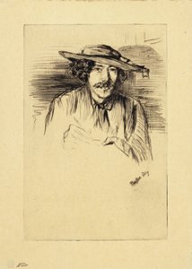 Porträt von Whistler, 1859 von James Abbott McNeill Whistler