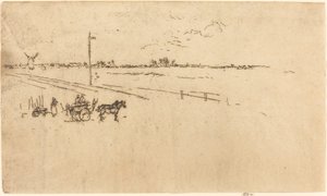 Bahnhof, Voves, 1887 von James Abbott McNeill Whistler