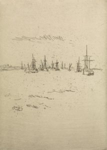 Rückkehr nach Tilbury, aus einer Serie von zwölf Radierungen mit dem Titel Die Marineparade, 1887