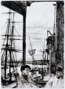Rotherhithe (oder Wapping) von James Abbott McNeill Whistler