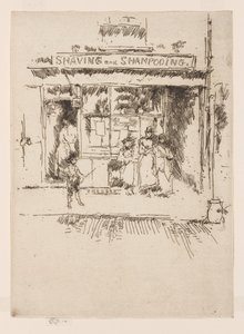 Rasieren und Shampoonieren, ca. 1886-88