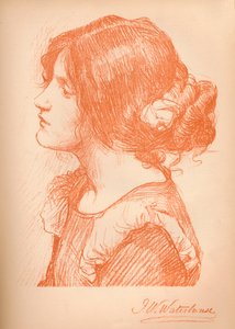 Skizze einer Frau, ca. 1885, 1896