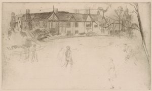 Speke Hall, 1875 von James Abbott McNeill Whistler
