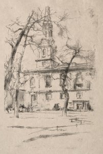 St. Giles-in-the-Fields, 1896 von James Abbott McNeill Whistler