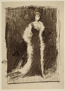 Studie für Arrangement in Schwarz: Lady Meux, 1881 von James Abbott McNeill Whistler