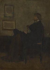 Studie für Arrangement in Grau und Schwarz, Nr. 2: Porträt von Thomas Carlyle, 1872-73