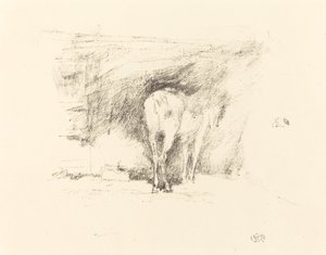 Studie eines Pferdes von James Abbott McNeill Whistler
