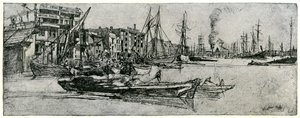 Thames Lagerhaus, 19. Jahrhundert 1904 von James Abbott McNeill Whistler