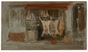 Der Metzgerladen, ca. 1888-89