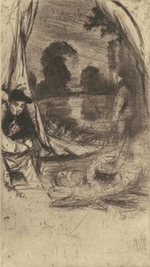 Das Lager, 1861 veröffentlicht 1879 von James Abbott McNeill Whistler