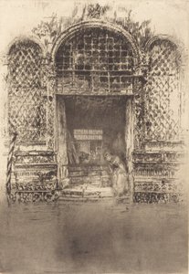 Das Türportal, 1880 von James Abbott McNeill Whistler