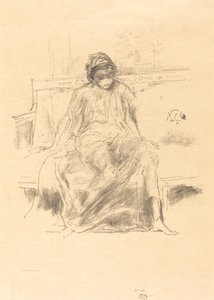 Die drapierte Figur, sitzend von James Abbott McNeill Whistler