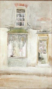 Das Schneidergeschäft, ca. 1897-98 von James Abbott McNeill Whistler