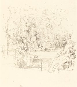 Der Garten, 1891 von James Abbott McNeill Whistler