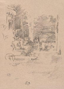 Das kleine Café au Bois, 1894 von James Abbott McNeill Whistler