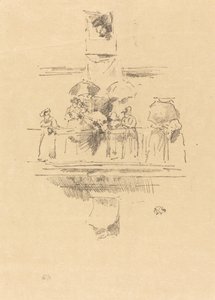 Der kleine Balkon, 1894 von James Abbott McNeill Whistler