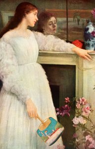 Das kleine weiße Mädchen, Buchplatte von James Abbott McNeill Whistler