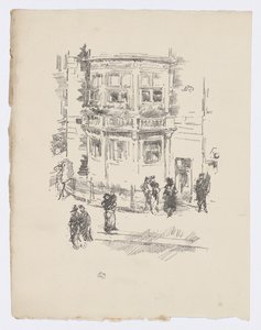 Das Fenster des Managers, Gaiety Theatre von James Abbott McNeill Whistler