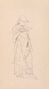 Der Roman - Mädchen beim Lesen, 1890