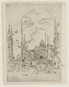 Die Piazzetta von James Abbott McNeill Whistler