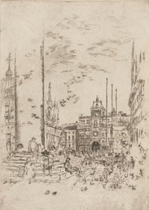 Die Piazzetta von James Abbott McNeill Whistler