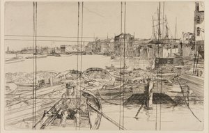 Der Teich, 1859 von James Abbott McNeill Whistler