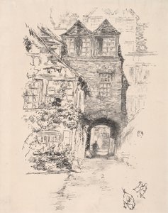 Das Priesterhaus, Rouen, 1894 von James Abbott McNeill Whistler