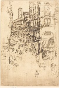 Die Rialto-Brücke, 1880 von James Abbott McNeill Whistler