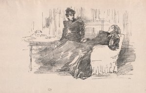 Die Schwestern, 1894 von James Abbott McNeill Whistler