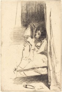 Der Pantoffel, 1858 von James Abbott McNeill Whistler