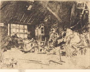 Die Schmiede von James Abbott McNeill Whistler