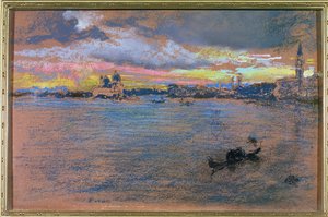 Der Sturm - Sonnenuntergang, 1880