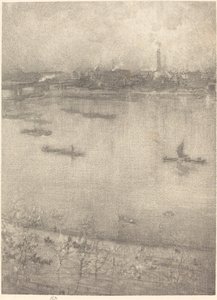 Die Themse, 1896 von James Abbott McNeill Whistler