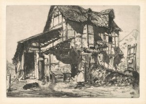 Das unsichere Mietshaus, 1858 von James Abbott McNeill Whistler