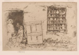 Der Dorfsüßwarenladen, ca. 1884-86 von James Abbott McNeill Whistler