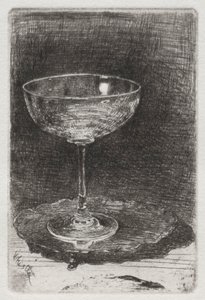 Das Weinglas, 1858