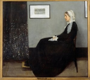 Die Mutter des Künstlers oder Anordnung in Grau und Schwarz Nr. 1 von James Abbott McNeill Whistler
