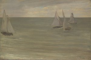 Trouville Grau und Grün, das Silberne Meer, 1865 von James Abbott McNeill Whistler