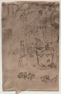 Truthähne, 1886 von James Abbott McNeill Whistler