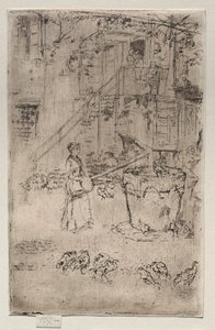 Truthähne, 1886 von James Abbott McNeill Whistler
